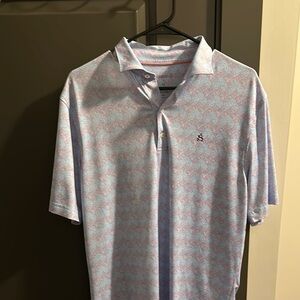 Johnnie-O Men's Light Blue Polo Shirt